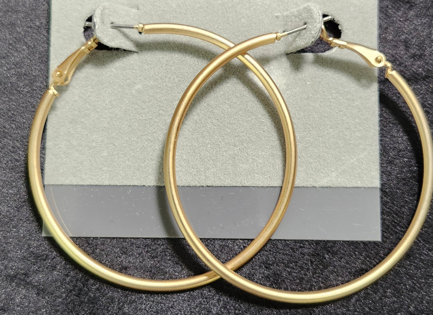 Classic Oversized Gold Hoop Earrings