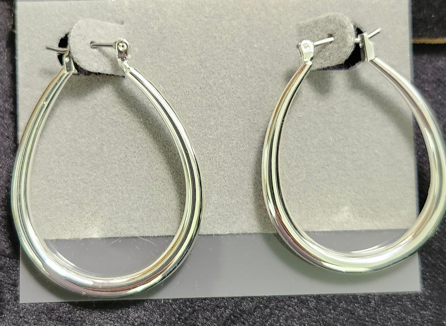 Classic Teardrop Hoop Earrings