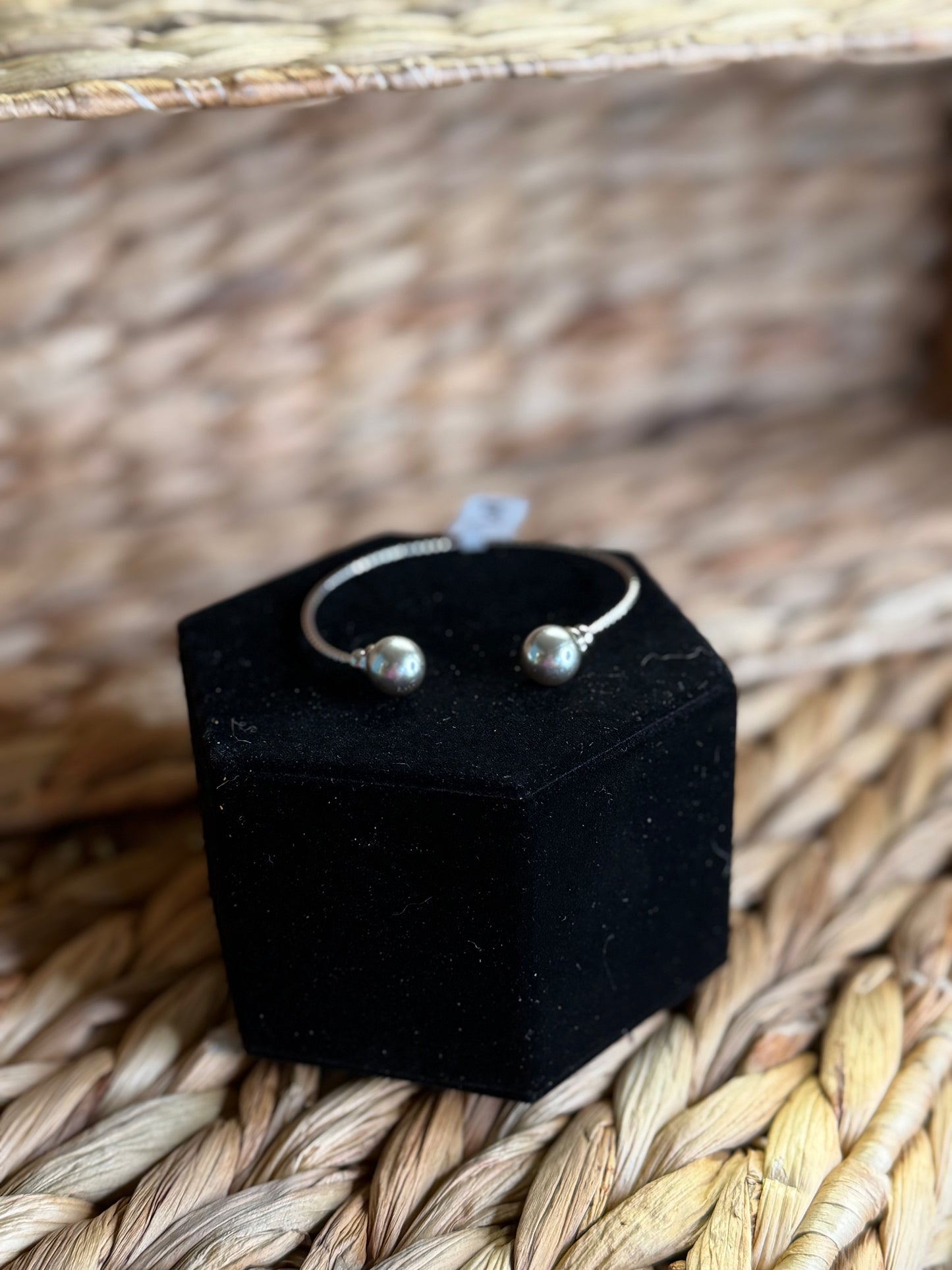 Silver cuff bracelet