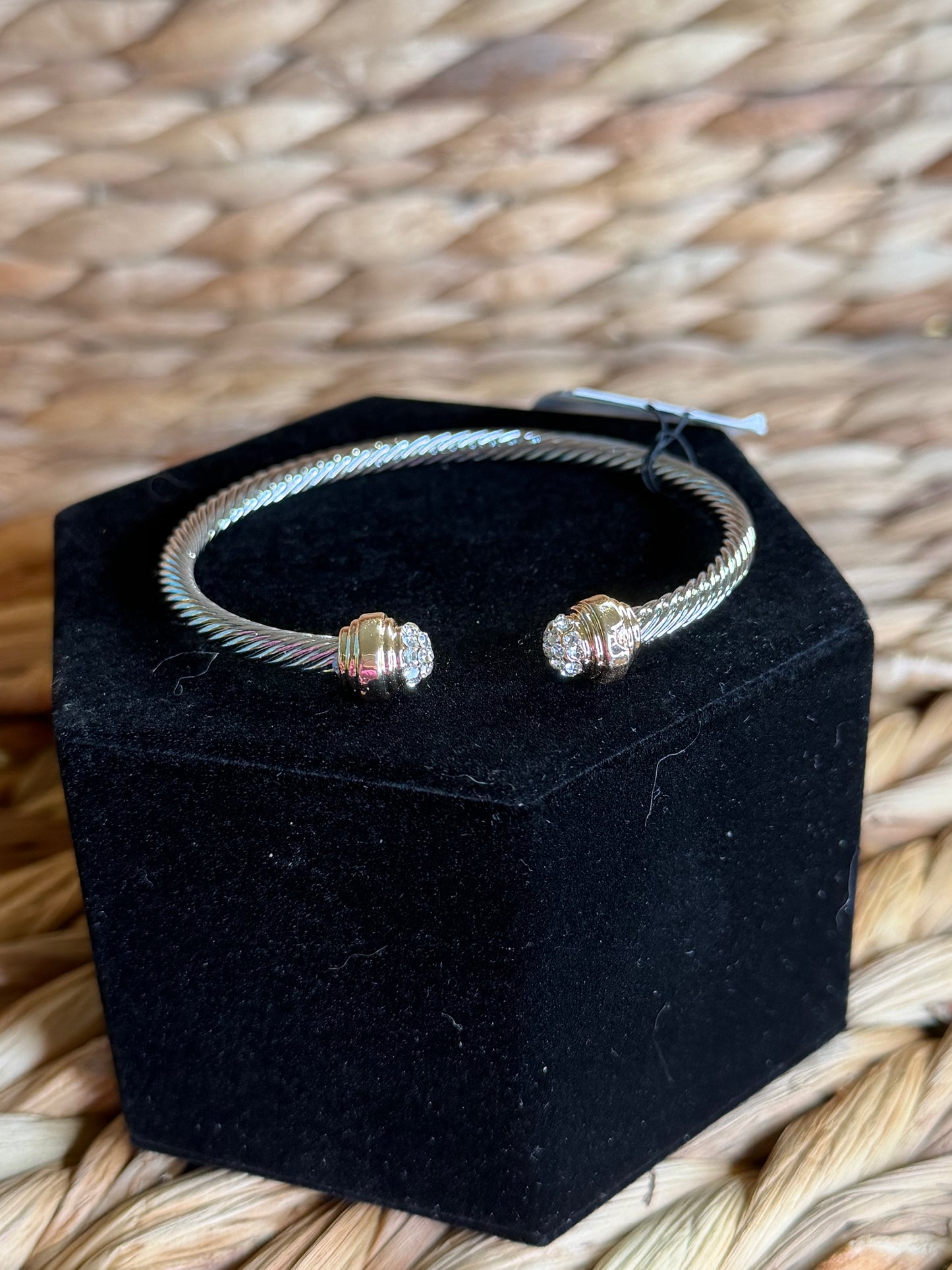 2 tone cuff bracelet