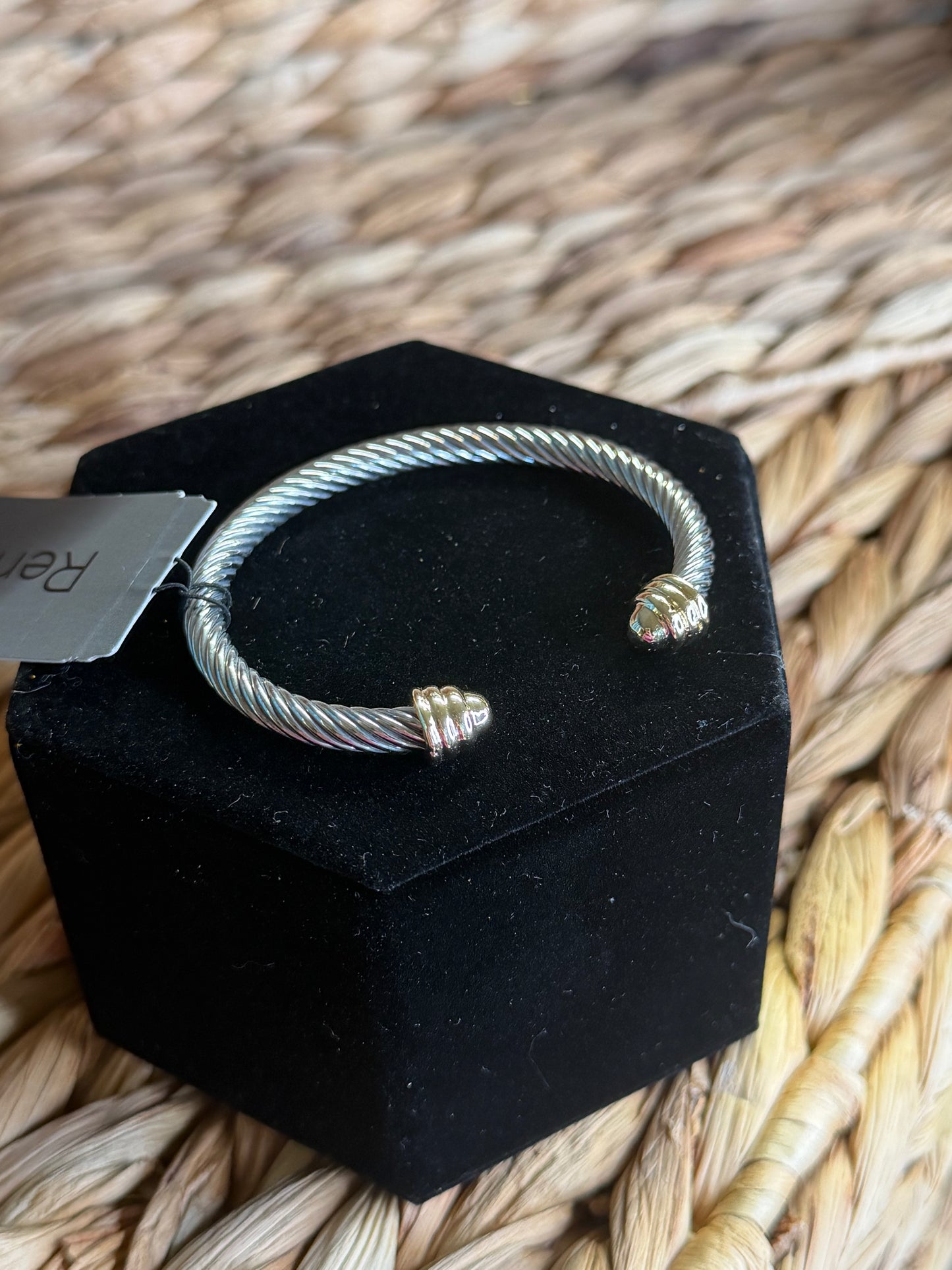 2 tone cuff bracelet